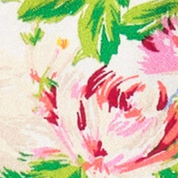 NWT AFRM X Nordstrom Soph Floral Long Sleeve Smocked Crop Top - Picture 4 of 7